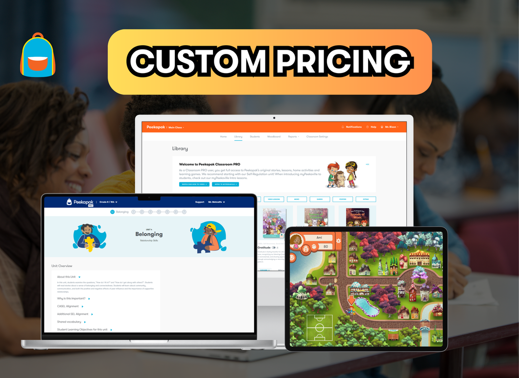 Peekapak PRO Subscription | Custom Pricing