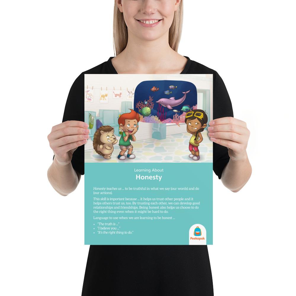Honesty Poster | Peekapak Social Emotional Learning – Peekapak Store