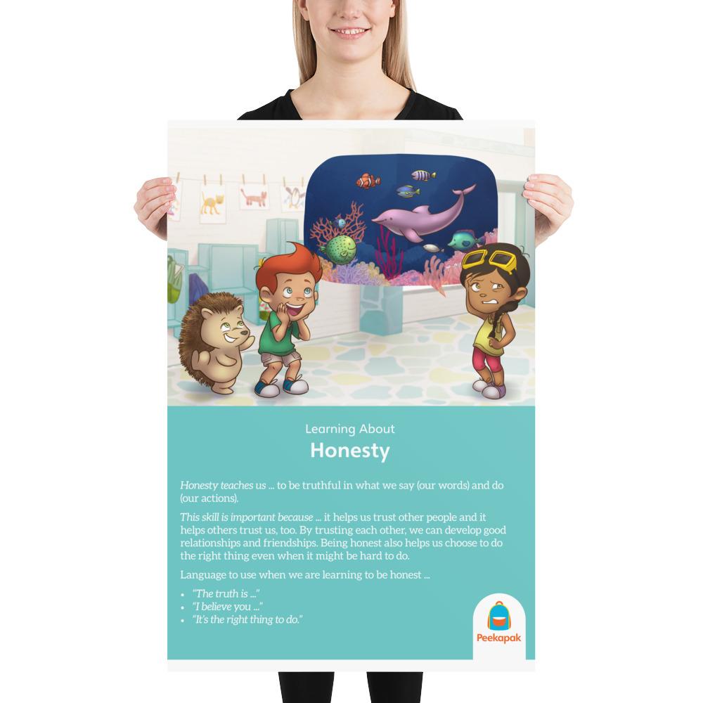 Honesty Poster | Peekapak Social Emotional Learning – Peekapak Store
